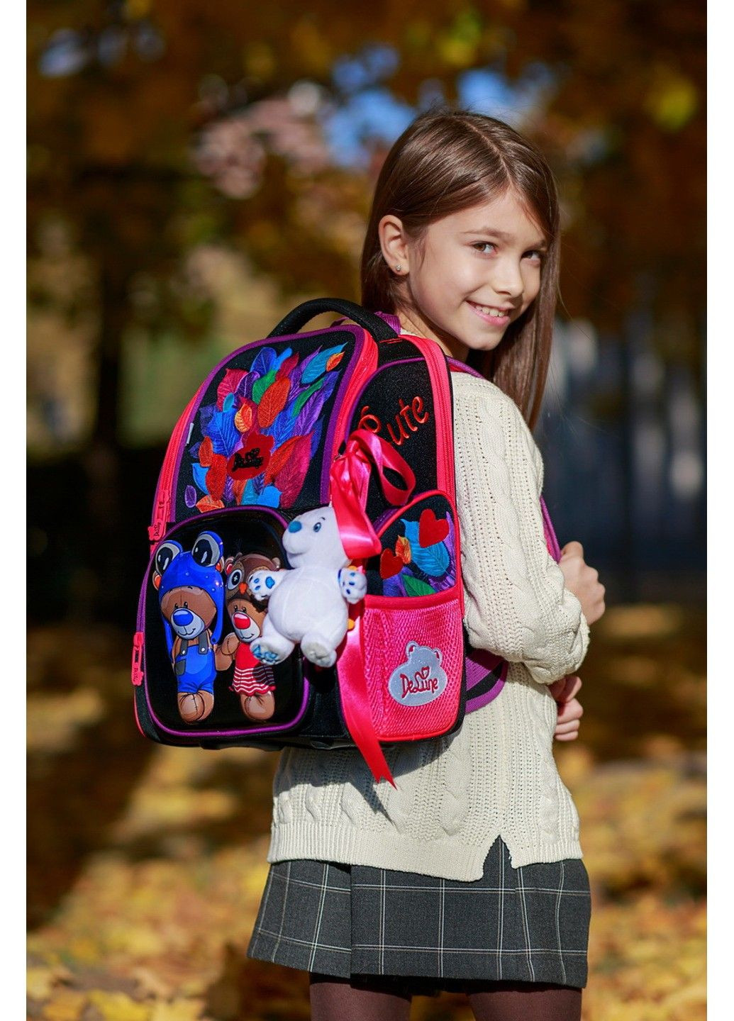 Ранец школьный для девочек 11-027 Delune (331181727)