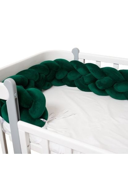 Бампер-косичка, 4-х прядна, 240 см, смарагдовий () Twins 2020-K4-240-06 (362003772)