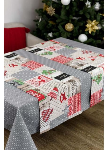 Скатертина гобеленова Silver Star 135х350 см Різнокольоровий (7352) Прованс (361785060)