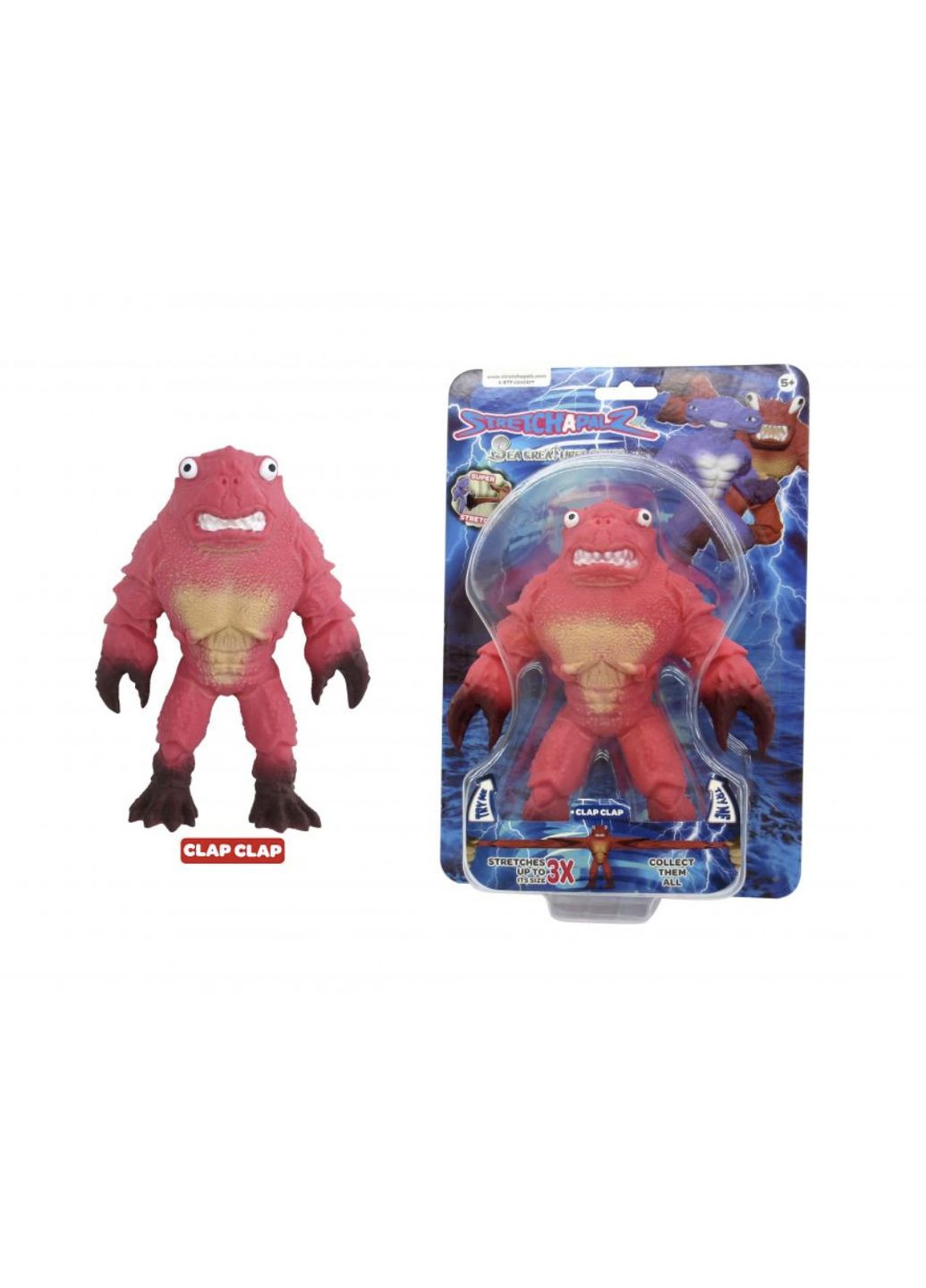 Іграшка-тягнучка "Стрейчапалз", серія Sea Creatures (42185), Clap Clap Stretchapalz (293344064)