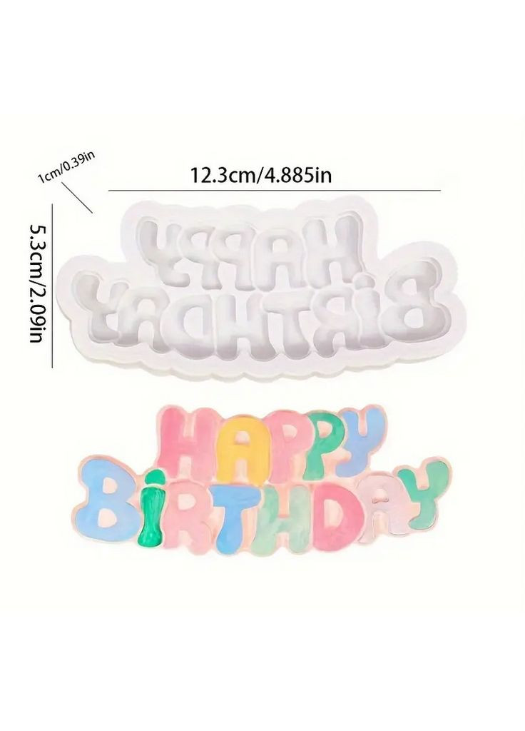 Силіконовий форма для дня народження SAM-07721 No Brand (368786022)