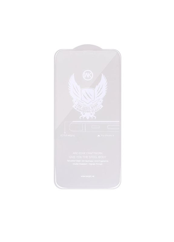 Захисне скло Kingkong 4D Curved біле для iPhone X/XS/11 Pro (WTP-010) Wekome (355949818)