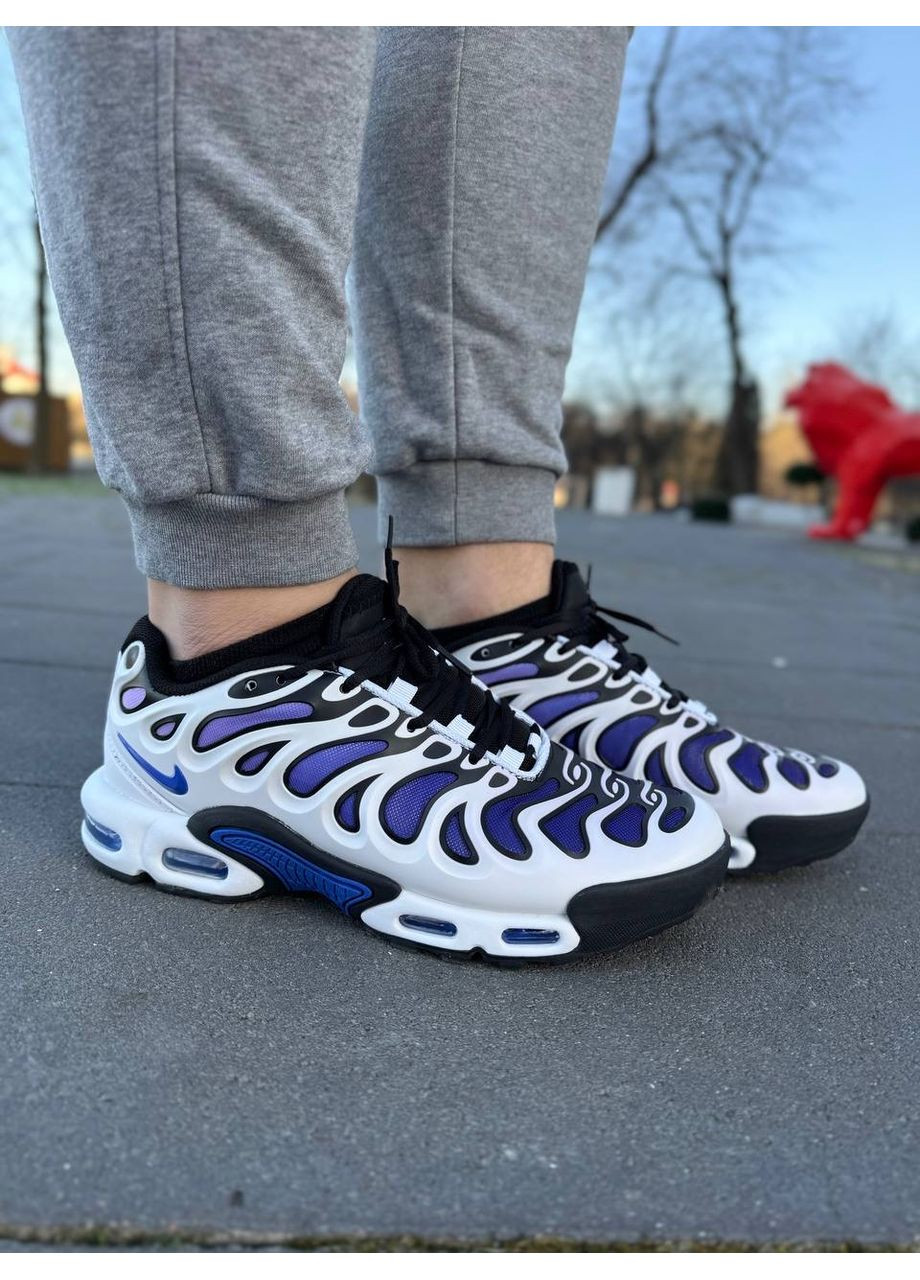 Серые демисезонные кроссовки мужские nike air max tn plus drift grey purple найк аир макс тн плюс No Brand