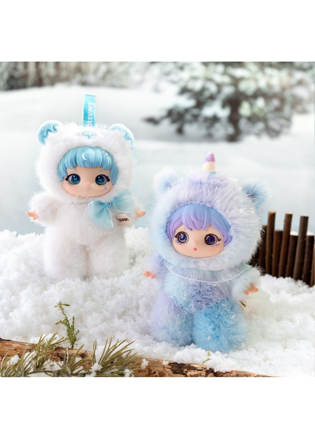 Коллекционная мягкая игрушка с кольцом Letsvan серии Ziyuli - Пати зверушек. POP TOP (366249579)