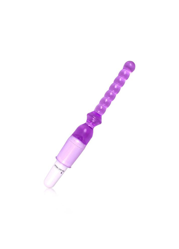 Вібропробка анальна рожева зі стимулятором клітора та сосків + лубрикант Банан No Brand (340914287)