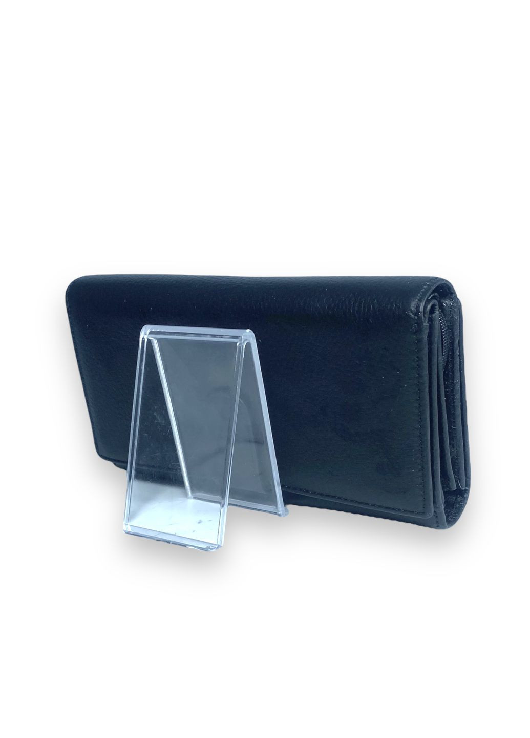 Жіночий гаманець шкіряний 3 відділення 14 осередків для карт розмір: 17.5*10*4 см чорний Cardinal (266911681)