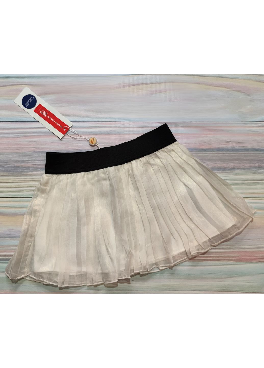 Молочная праздничный, повседневный, коктейльный юбка Original Marines