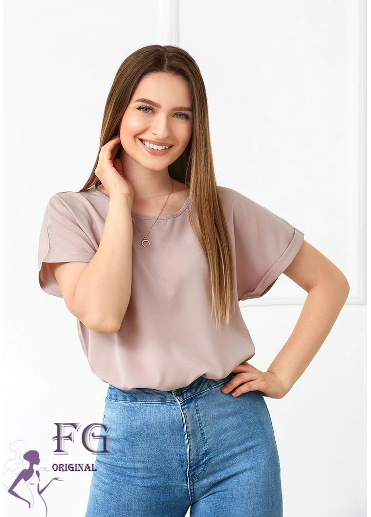 Бежева блуза Fashion Girl