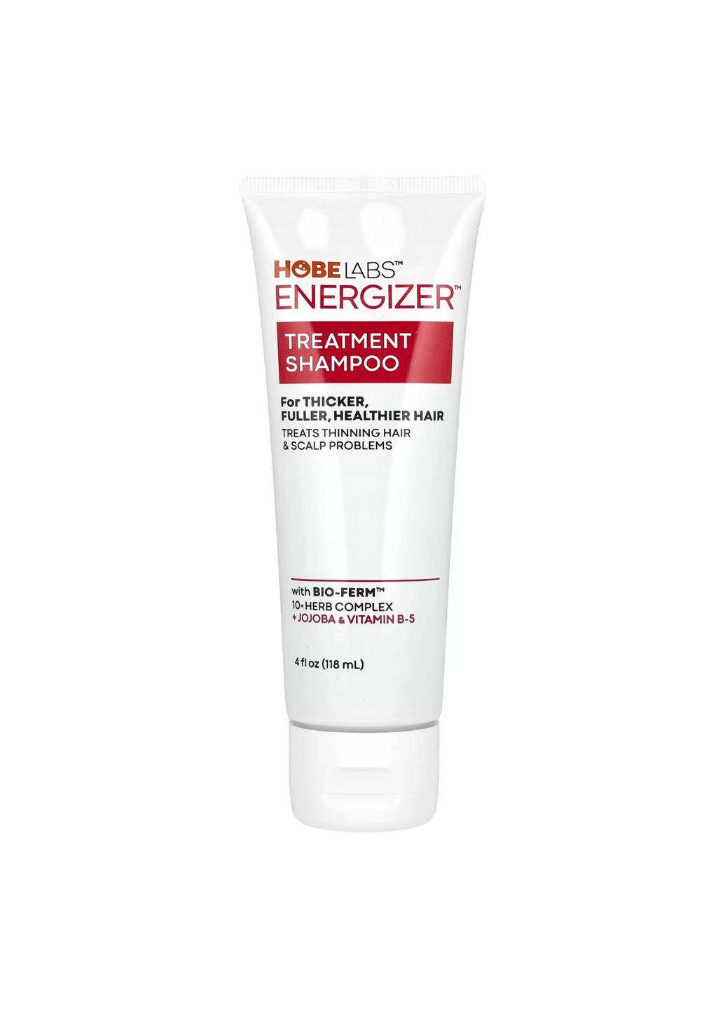 Шампунь для волосся Treatment 118ml догляд проти випадання з олією жожоба та вітаміном B5 для здоров'я та об'єму Hobe Labs (368988700)