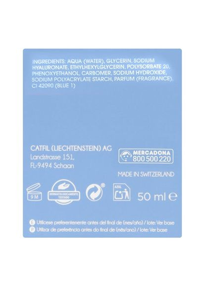 Увлажняющий крем-гель для лица с гиалуроновой кислотой для нормальной и жирной кожи Acido Hialuronico от 50 мл Deliplus смягчение, увлажнение, укрепление, ухаживающее, антивозрастной, восстановление, для упругости, комплексное, освежение, питание (314984614)
