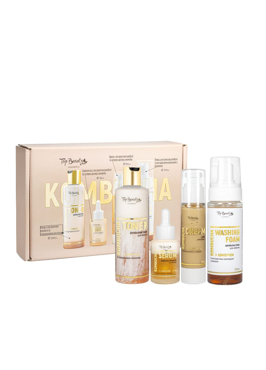 Подарочный набор косметики для женщин Kombucha, 4 продукта Top Beauty (371187819)