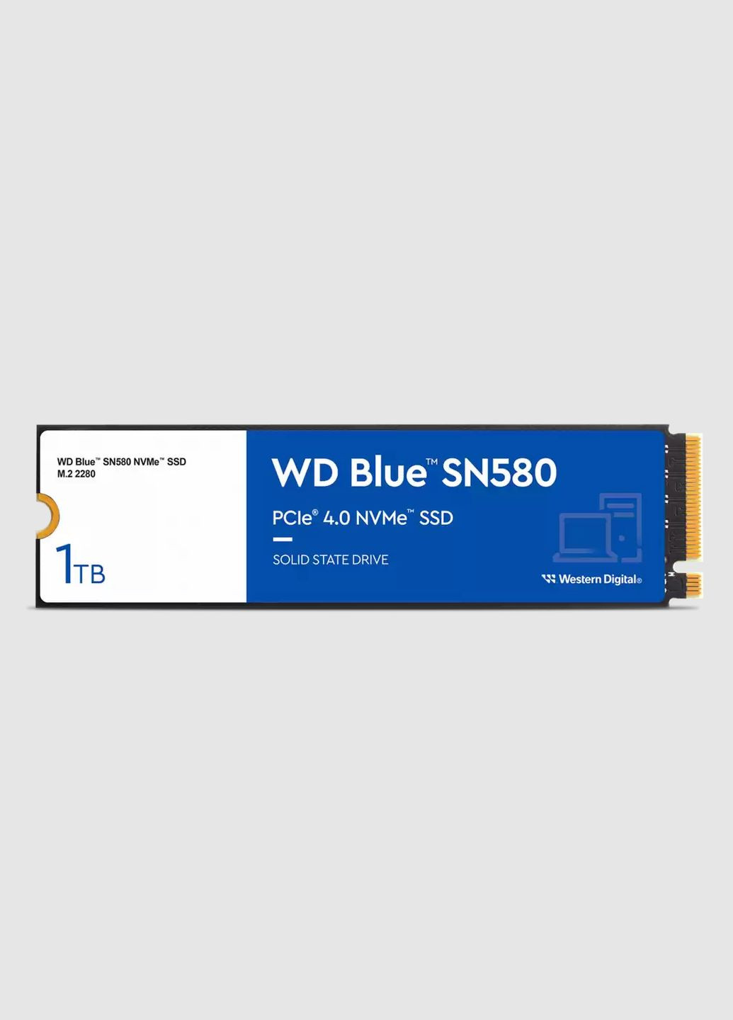 Накопичувач SSD Blue SN580 1 TB M.2 PCIe 4.0 NVMe S100T3B0E WD (280876645)