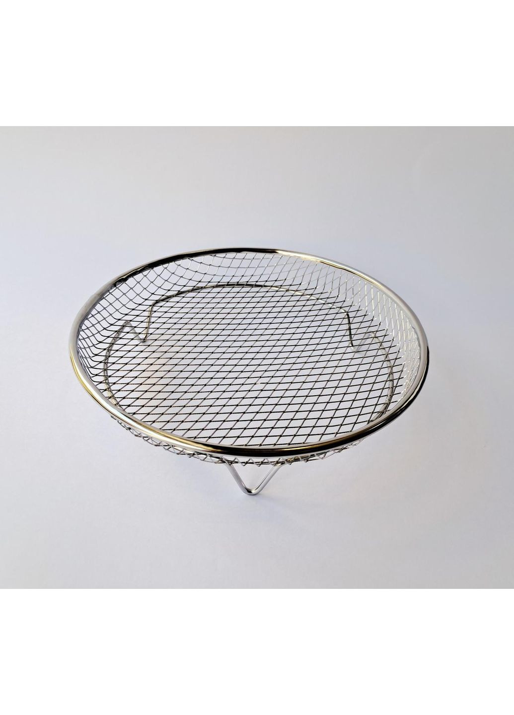 Решітка кругла з нержавіючої сталі для аерогрилю мультипечі духовки 1 шт SAN-9312 No Brand (335392126)