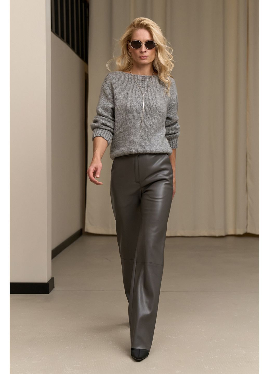 Брюки из экокожи 3076 Triko Bakh (368830070)