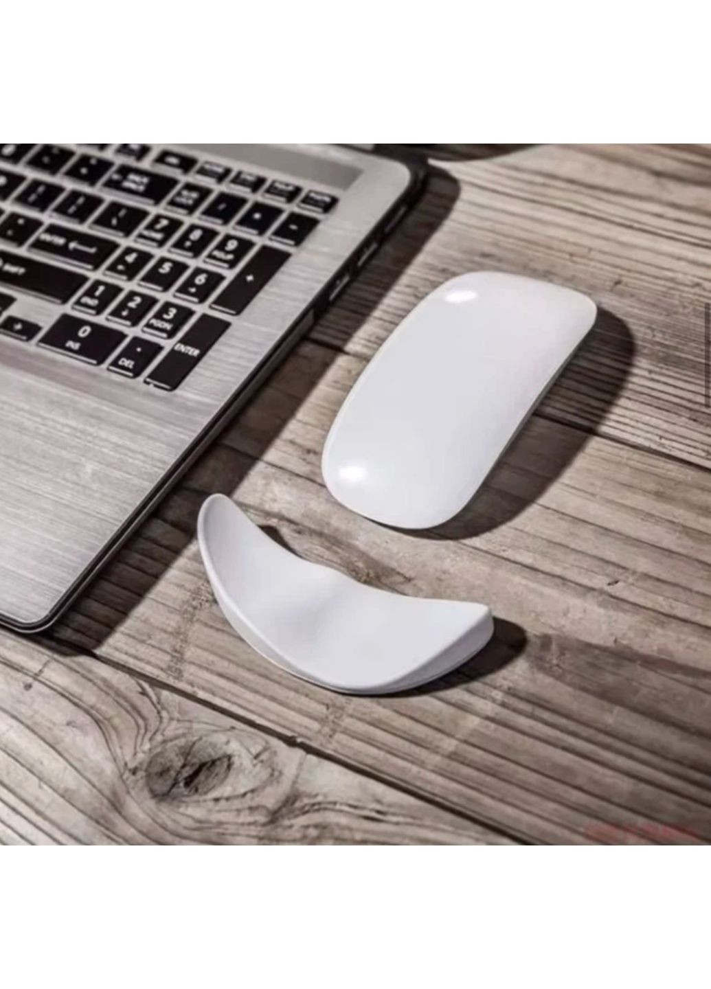 Эргономичный коврик подставка под руку запястье для мыши компьютерный 1 шт Черный Neon (369157970)