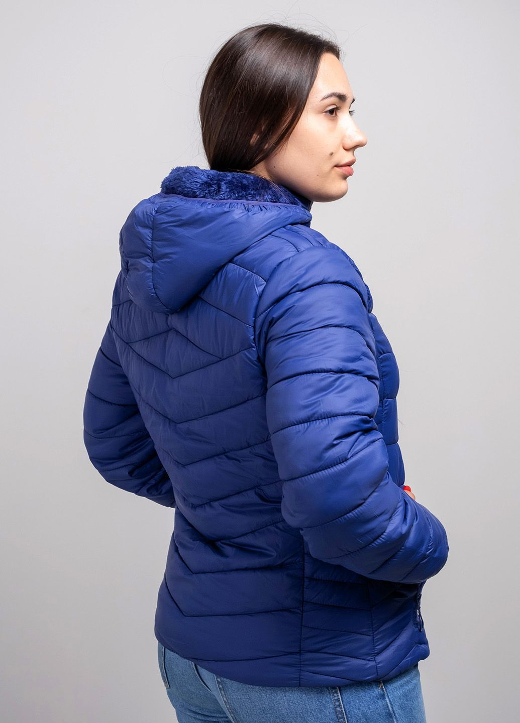 Синя зимня куртка жіноча 341076 Power