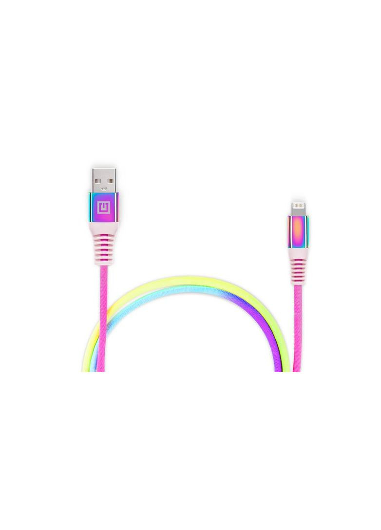 Кабель USB - Lightning (M/M), 1 м, Rainbow (EL123500051) Real-El (341487086)