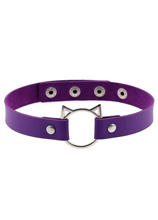 Ошейник "Кошечка" - Сиреневый - Садо-мазо Drive No Brand (327875829)