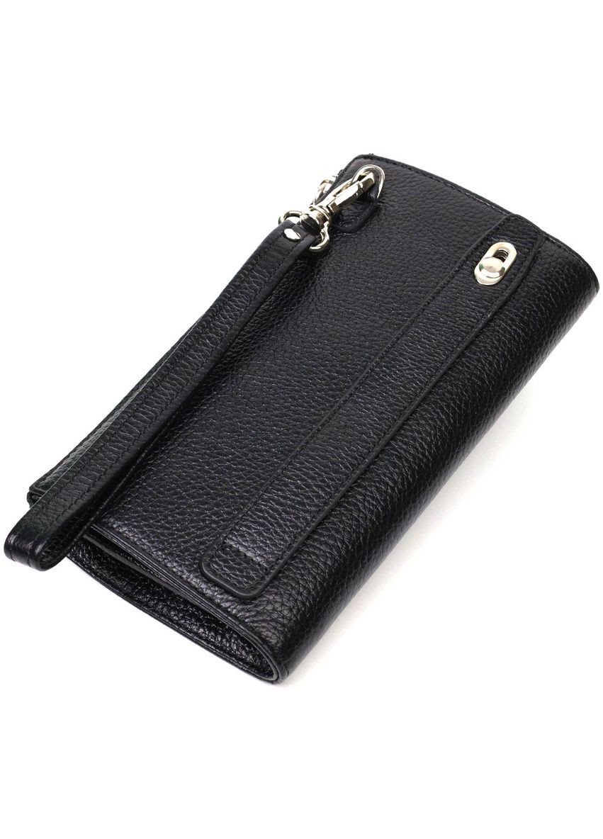 Чоловічий клатч шкіряний флотар 22050 Чорний Bond (302007861)