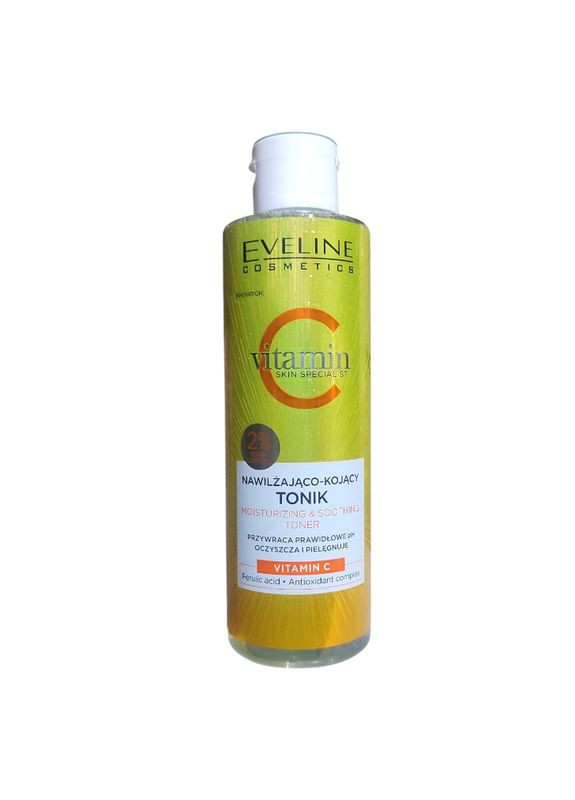 Eveline Cosmetics Тонік зволожувальний, заспокійливий Cosmetics Vitamin C Skin Specialist 200 мл. 0412 — Крем, Польща (340110193)