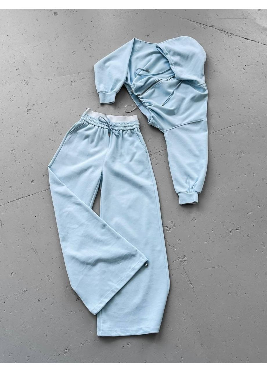 Жіночий костюм-трійка з топом S-M, L жовтий No Brand (351903794)