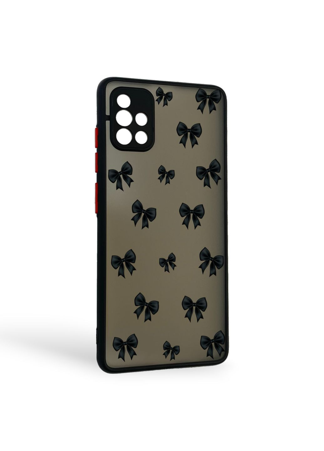 Чохол для телефона Galaxy A51 (SM-A515F) с 3D принтом бантиків із захистом камери на самсунг а51 чорний Samsung (366390337)