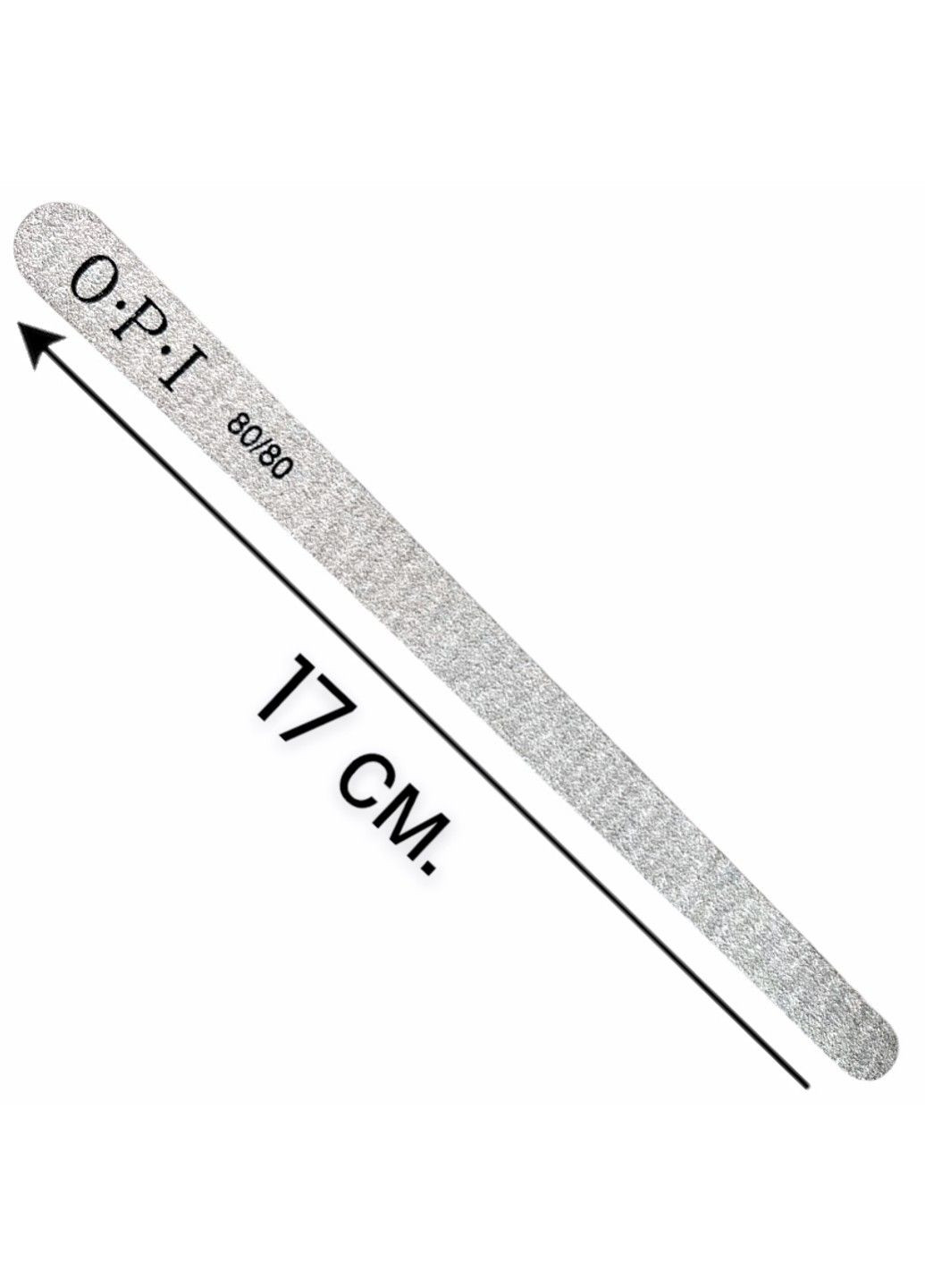 Пилочка каплевидная двухсторонняя для маникюра и педикюра 80/80 грит OPI (292733697)