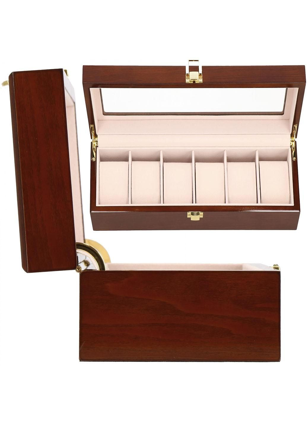 Скринька (органайзер) для зберігання годинників 31.5 x 11 x 8 см HA1068 Springos (290663809)