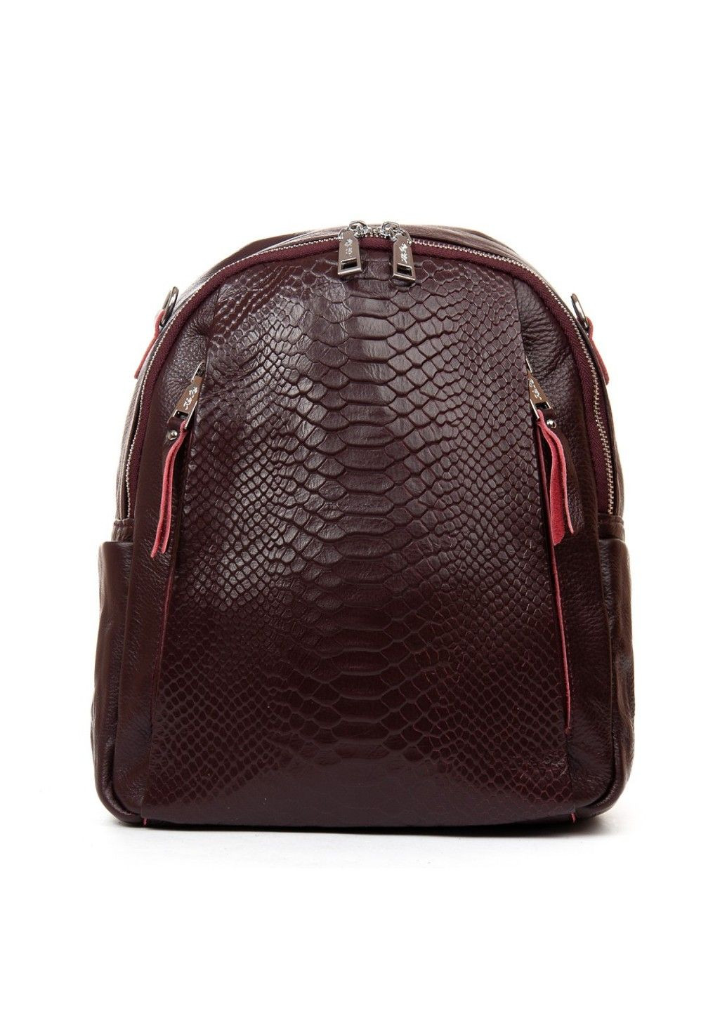 Шкіряний жіночий рюкзак 8907-9 bordo Alex Rai (313031726)
