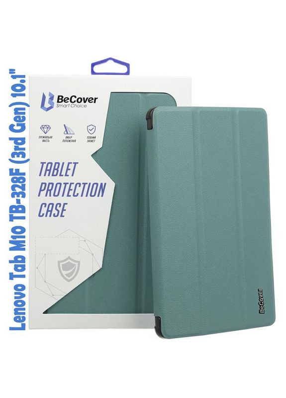 Чехол-книга Smart для Lenovo Tab M10 TB-328F (3rd Gen) 10.1" Dark Green (708283) BeCover (341486876)
