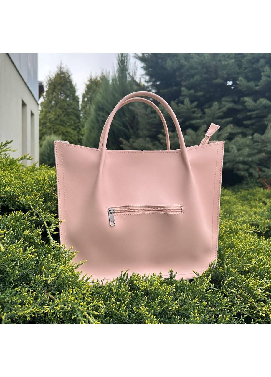 Жіноча сумка на плече з брелоком фіолетова класична з екошкіри з блискавкою та довгою ручкою ProDobro (363136397)