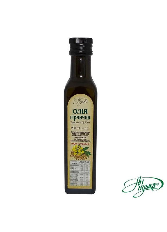 Олія гірчична нерафінована першого віджиму Ан-нушка, 250 мл No Brand (329441068)
