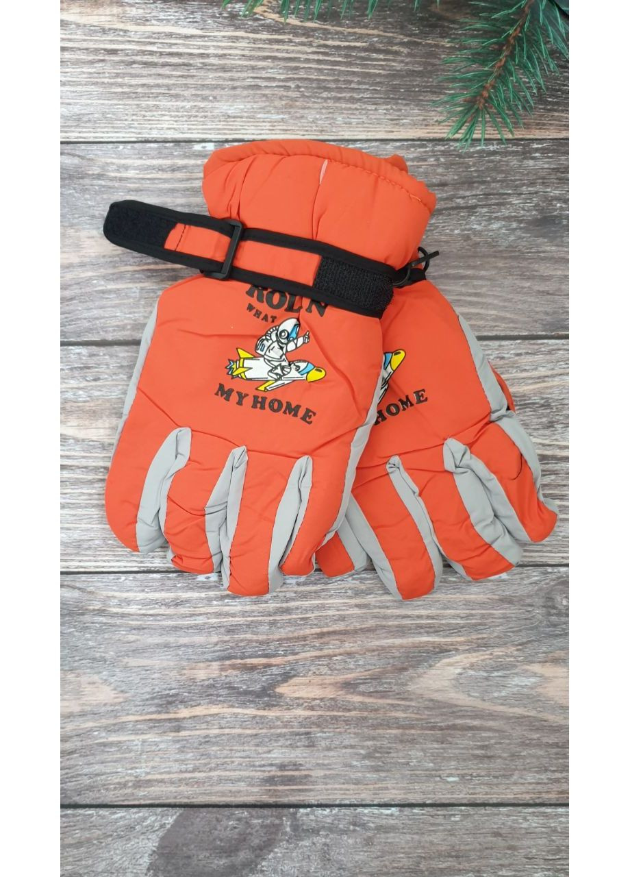 Балонові рукавиці на флісі для хлопчиків і дівчаток 5-8 років No Brand (361665143)