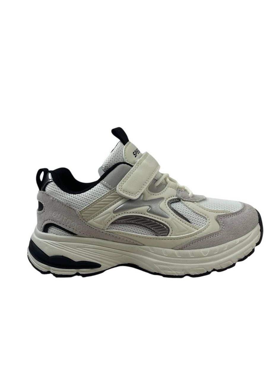 Белые демисезонные детские кроссовки на мальчика белые Jong Golf