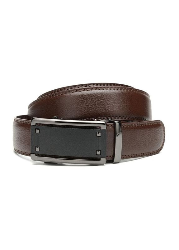 Чоловічий ремінь шкіряний під штани CV1788-5 Коричневий Borsa Leather (302972765)