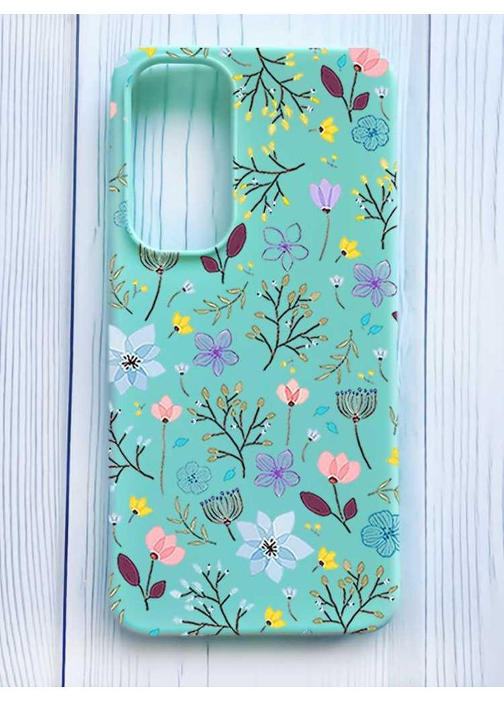 Матовый чехол на Samsung Galaxy A35 (A356) Цветочный фон (принт 267) Creative (355409487)