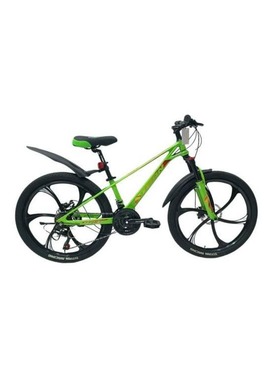 Велосипед Magic 24", розмір XXS рама 11" (2024), Зелено-жовтий Titan (369650798)