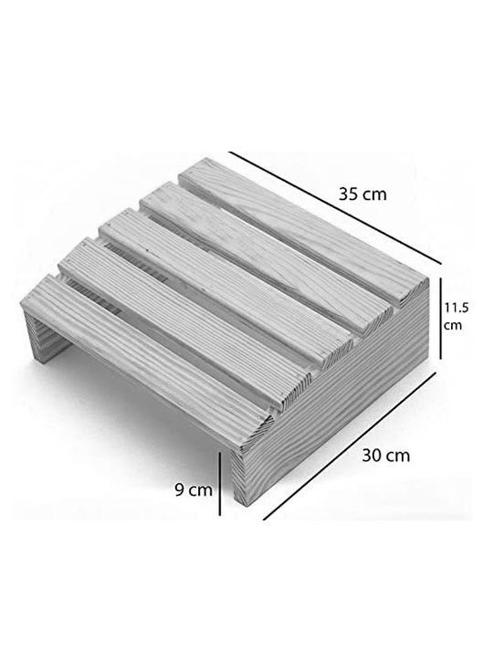 Підставка для ніг з дерева Лейбор каррі (ПНГ-001703) No Brand (328415446)