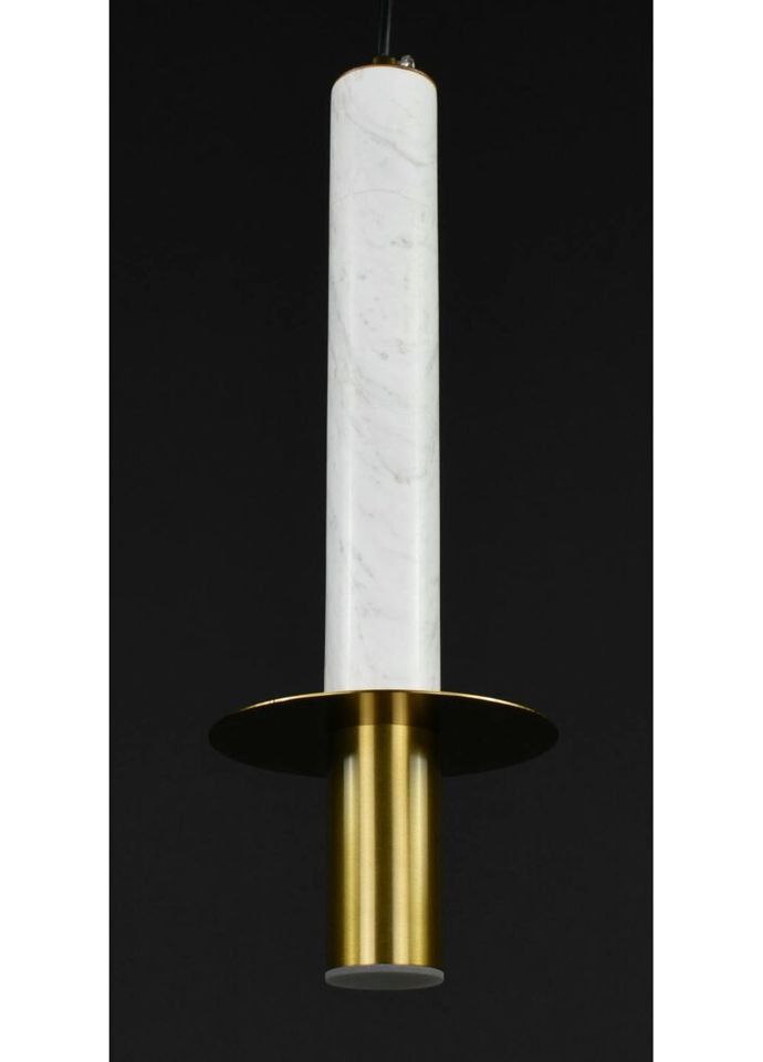 Люстра подвесная на 1 лампочку 27409 Латунь 40-140х12х12 см. Sunnysky (335975149)