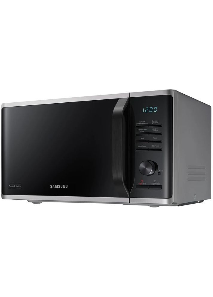 Микроволновая печь с грилем MG23K3515AS Stainless steel/black RU Samsung