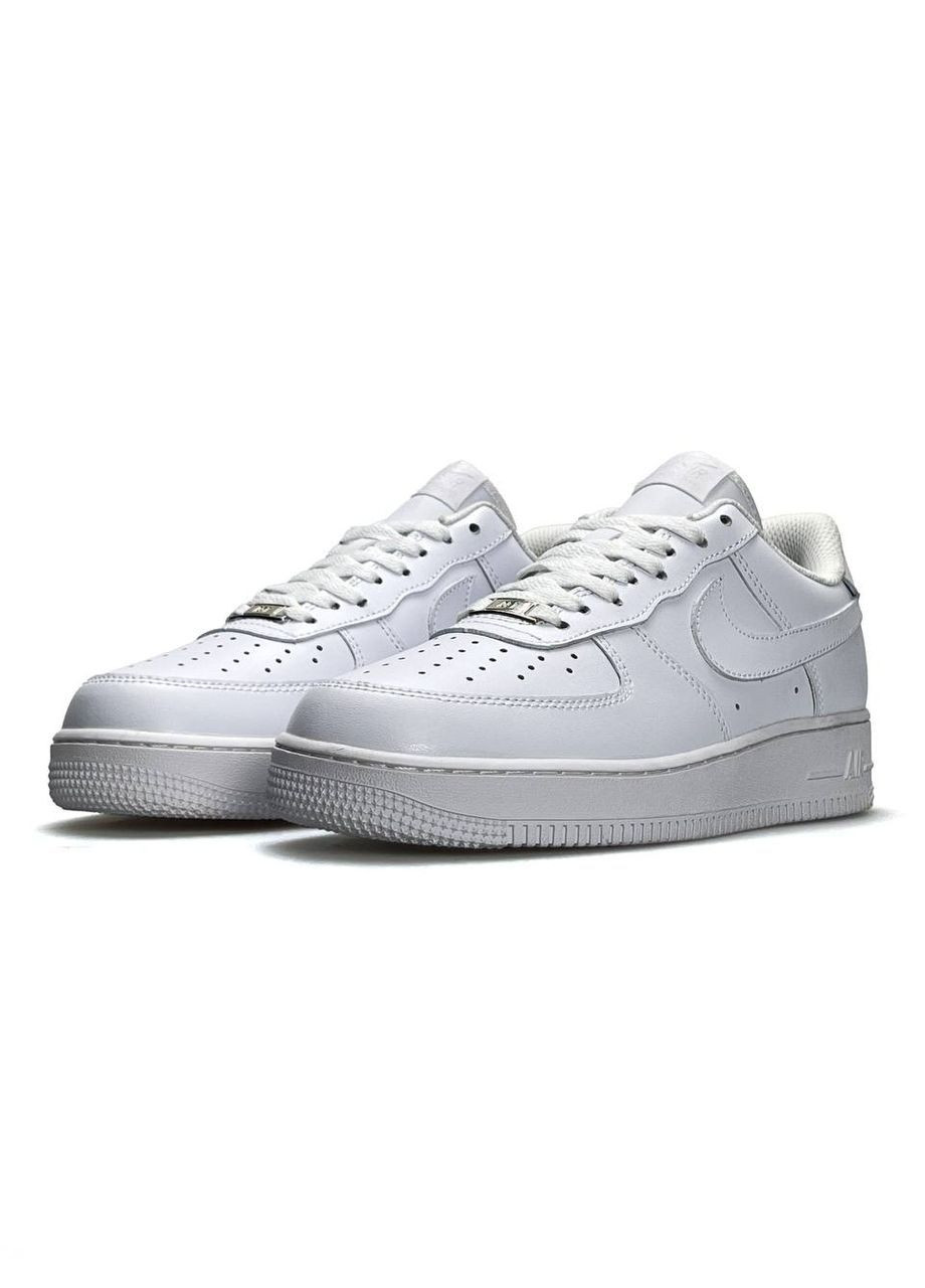 Кроссовки женские Nike No Brand Air Force 1 White белые демисезоны (372464009)