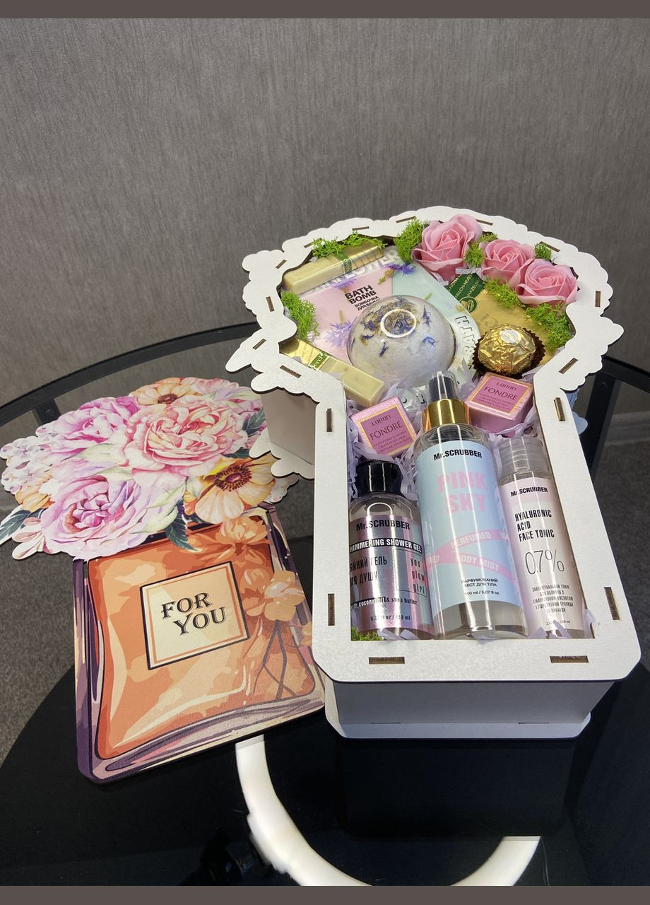 Подарунковий бокс для жінки “For You” — краса, турбота та ніжність в одній коробці! No Brand (340489883)