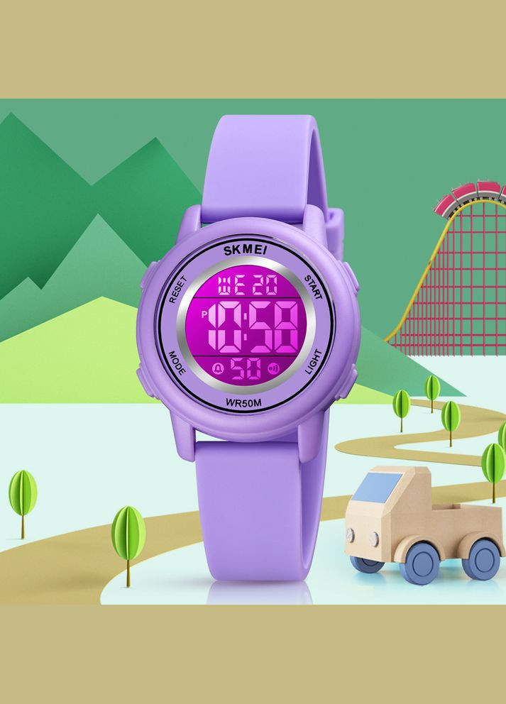 1721PL Purple электронный сasual Skmei (324089597)