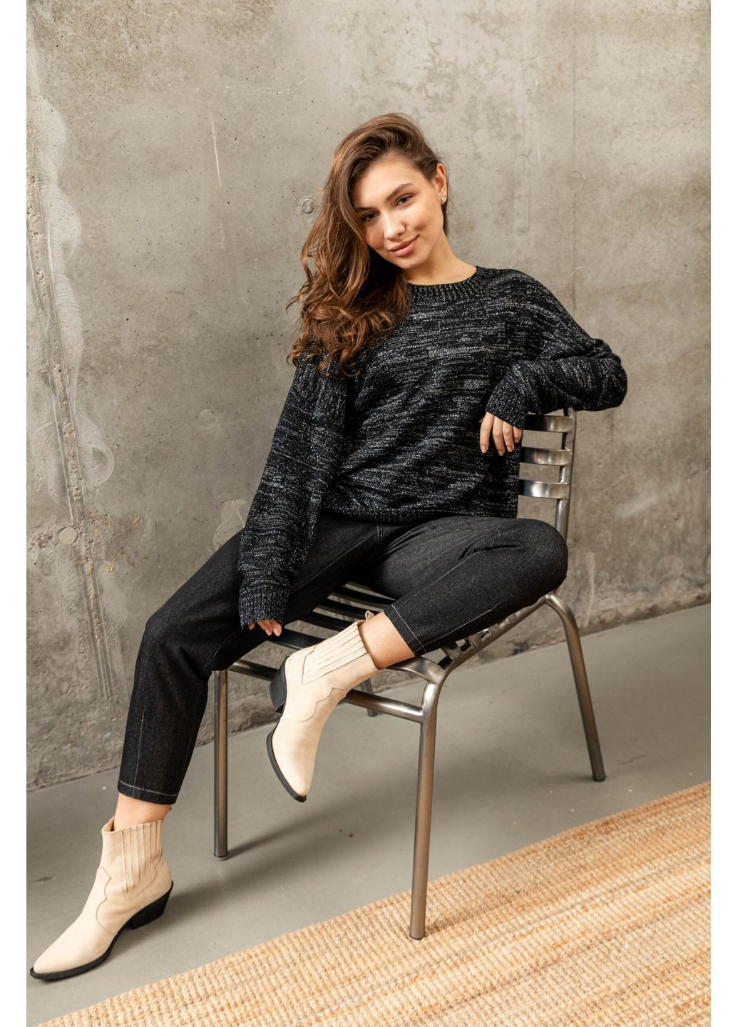 Черный демисезонный джемпер r802.5705 Seventeen