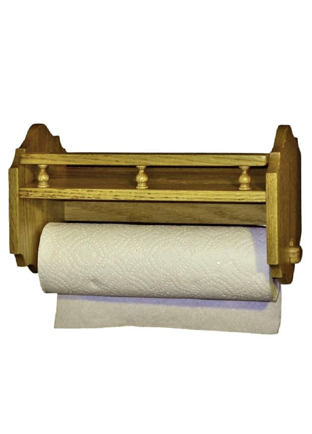 Тримач для паперових рушників з дерева Інтеро сієна (ДКП-010605) No Brand (327845415)