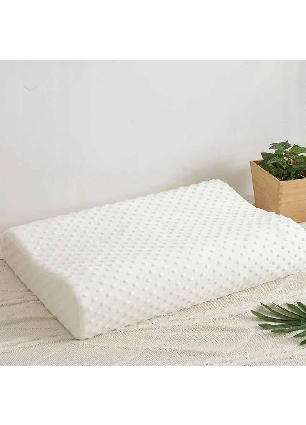 Комплект набор ортопедических анатомических гипоаллергенных подушек с эффектом памяти 50х28х7 см 2 штуки (480757-Prob) Unbranded (341729348)