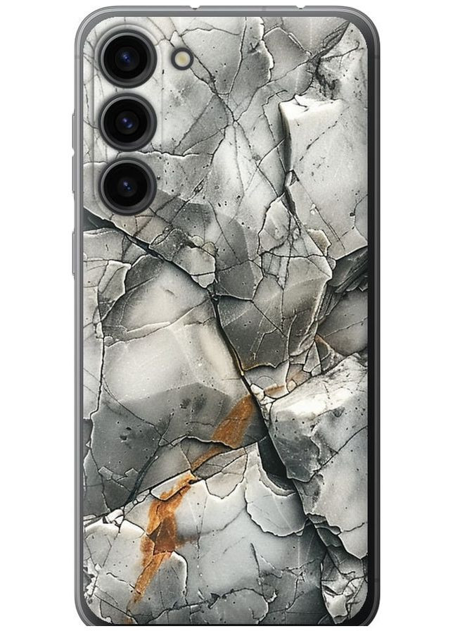 Силіконовий чохол 'Сірий мармур' для Endorphone Samsung Galaxy S23 Plus (285115344)