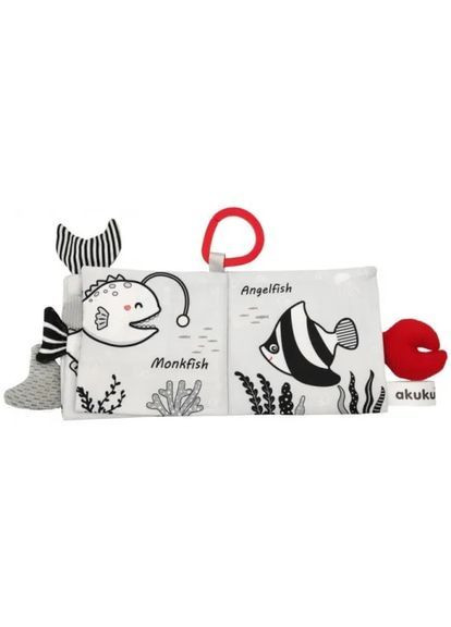 Сенсорная книжка-игрушка Морские животные () Akuku A0480 (366471619)