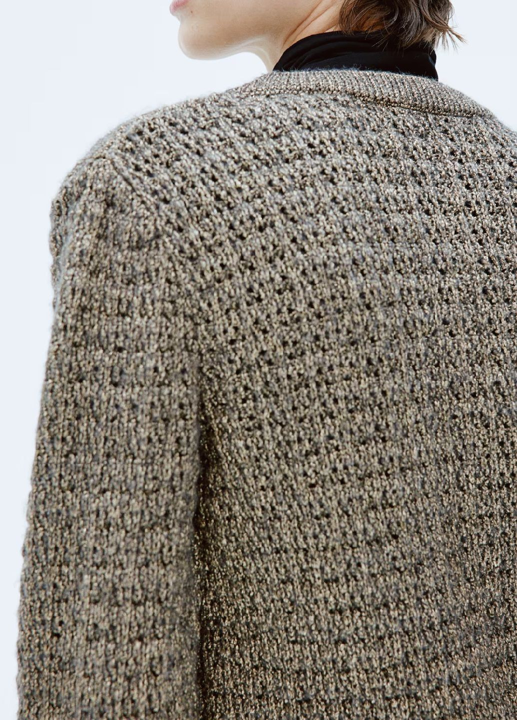 Золотой демисезонный кардиган H&M