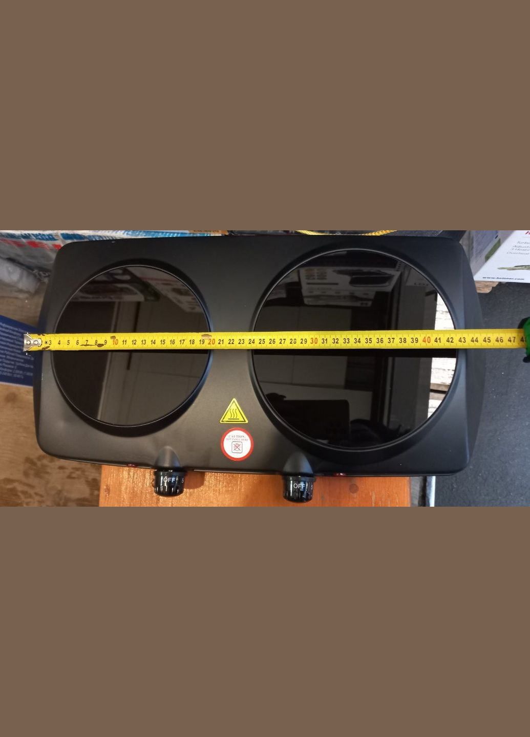 Инфракрасная плита 62271 на 2 комфорта на запчасти Edenberg (323213600)